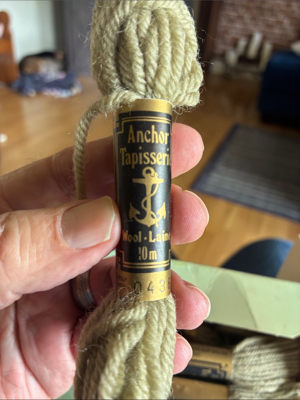 Box of 10 Vintage Tapisserie 100 percent Wool Yarn
